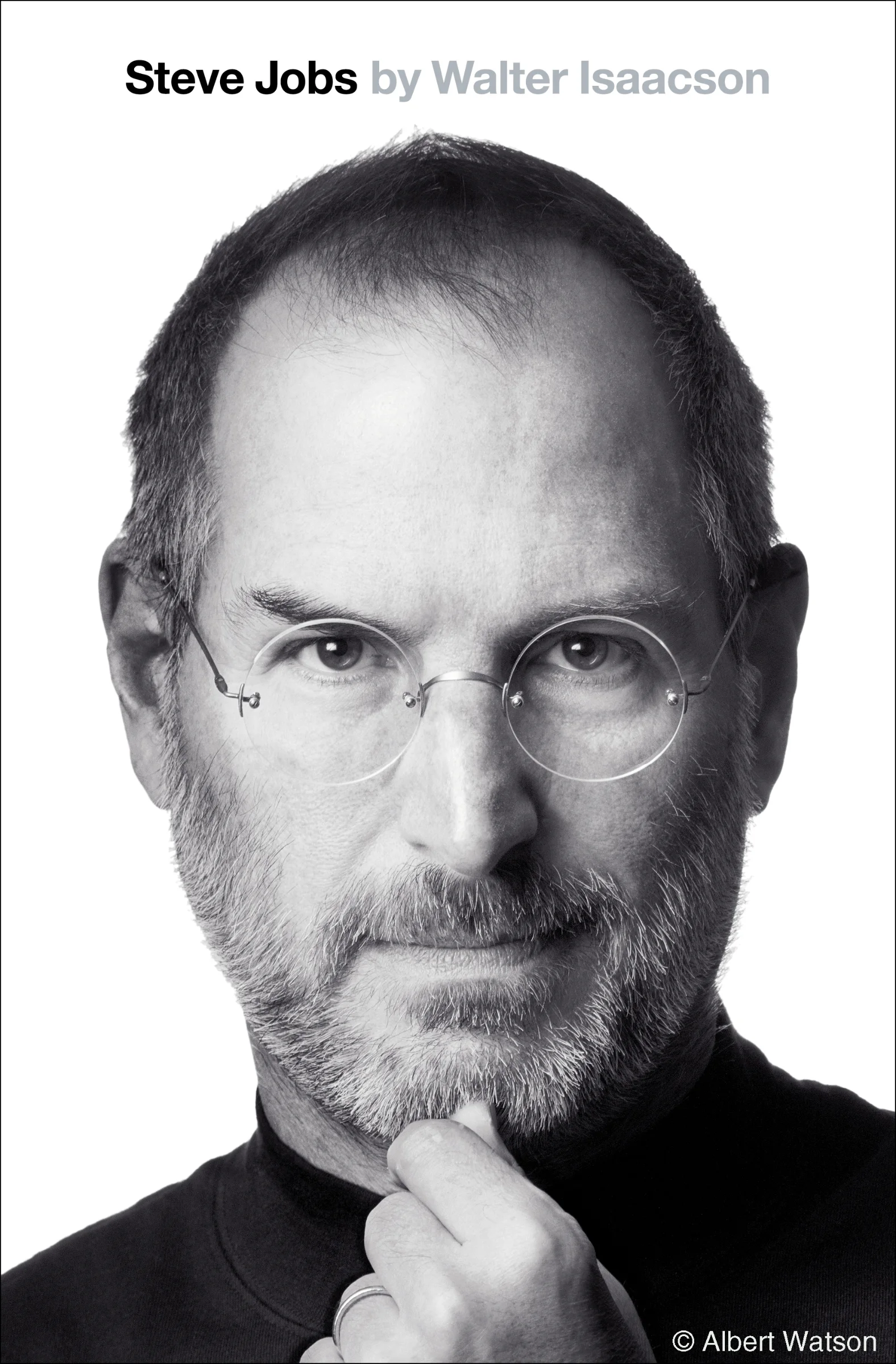 Omslaget til Steve Jobs av Walter Isaacson.