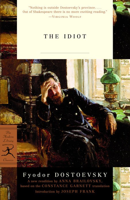 Omslaget til The Idiot av Fyodor Dostoevsky.